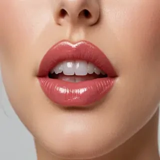 transparent lips