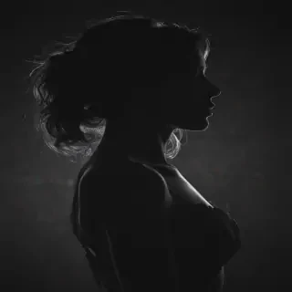 woman silhouette png