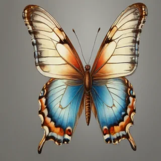 drawing butterflies
