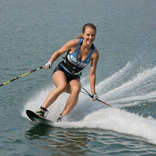 water skiing