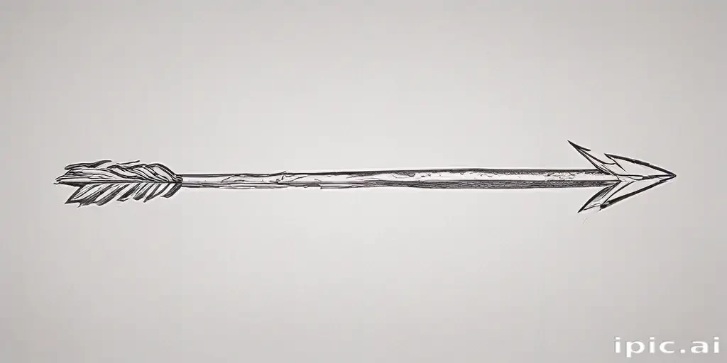 drawn arrow