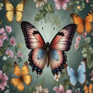 aesthetic butterfly wallpaper