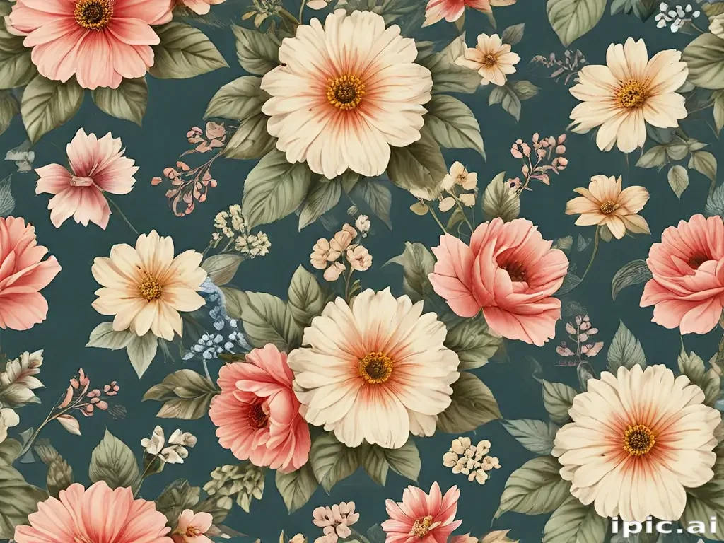 vintage flowers png