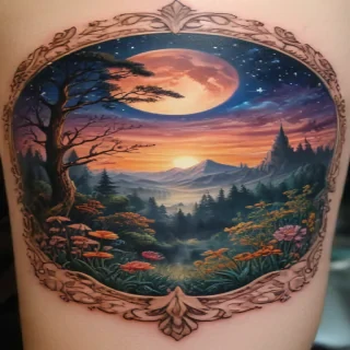 background tattoo