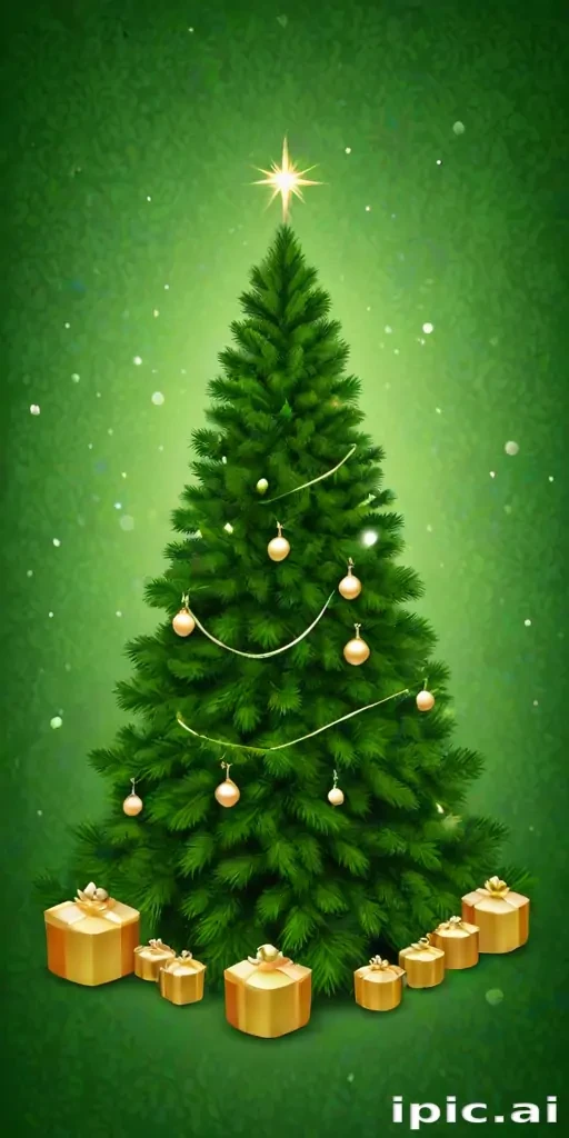green christmas bg
