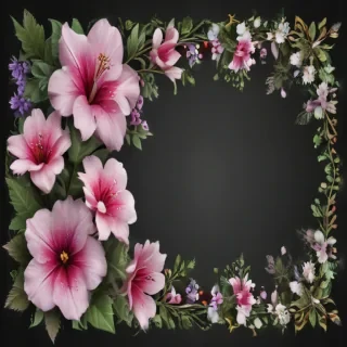 flowers border png