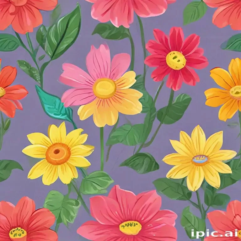 cartoon flowers png