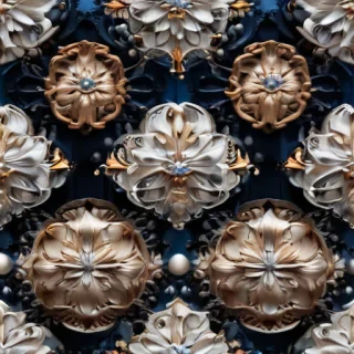 navy background