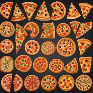 transparent pizza clipart