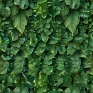 background green leaves