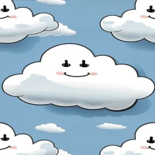 cartoon cloud wallpaper