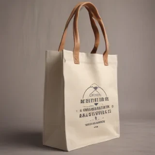 canvas bag mockup