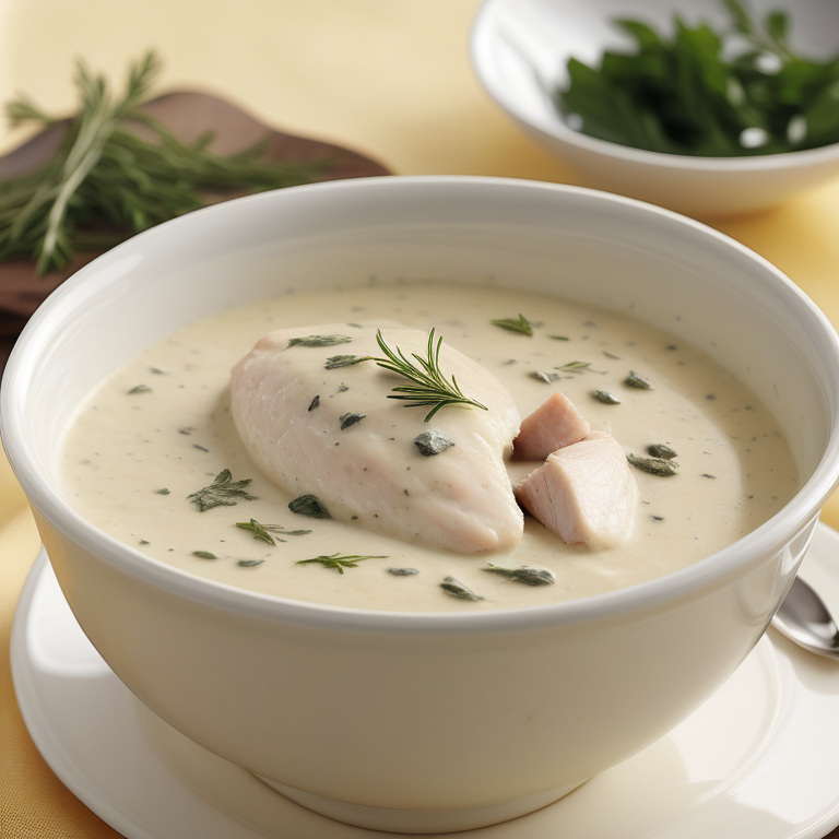 cream of chicken and herbs