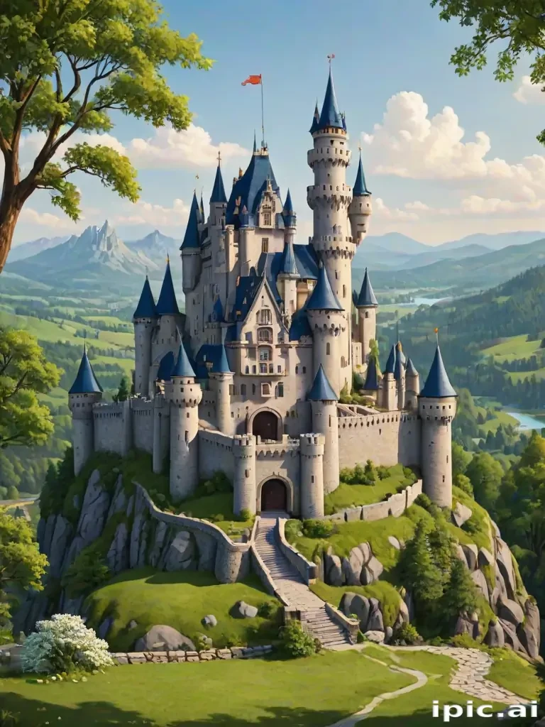 cartoon castle