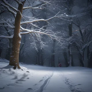 snow falling png