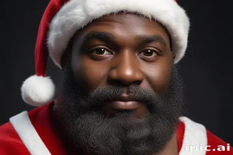 black santa png