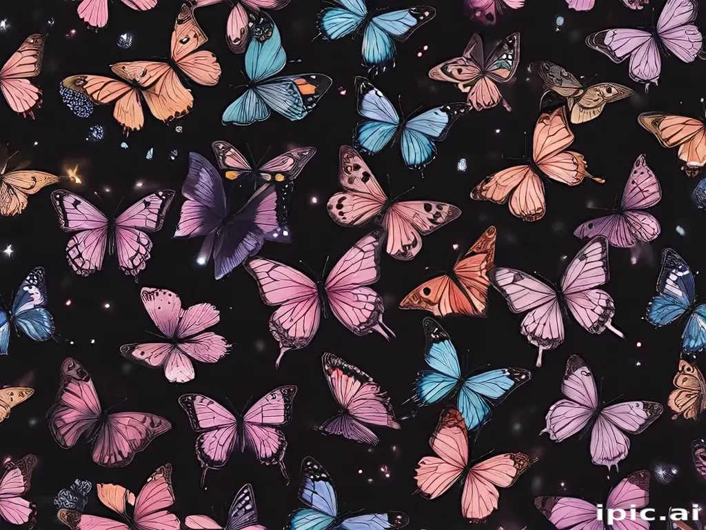 butterfly backgrounds aesthetic