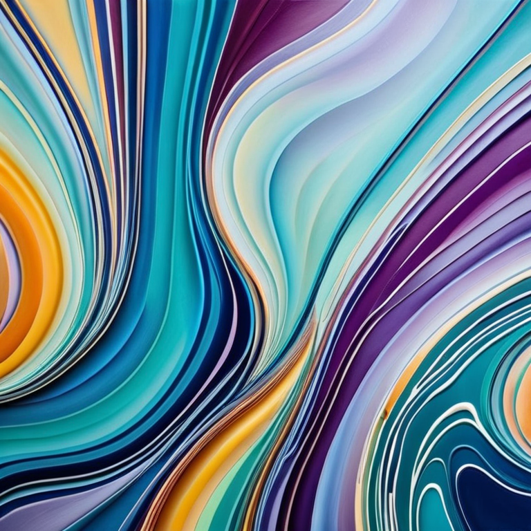 Patel Abstract Color aszmetrical, pastel colors, abstract, vibrant colors and intricate ...