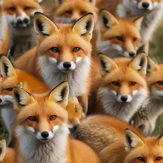background fox