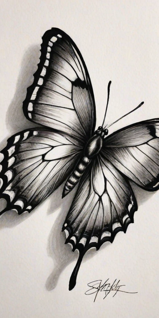 buterfly drawings