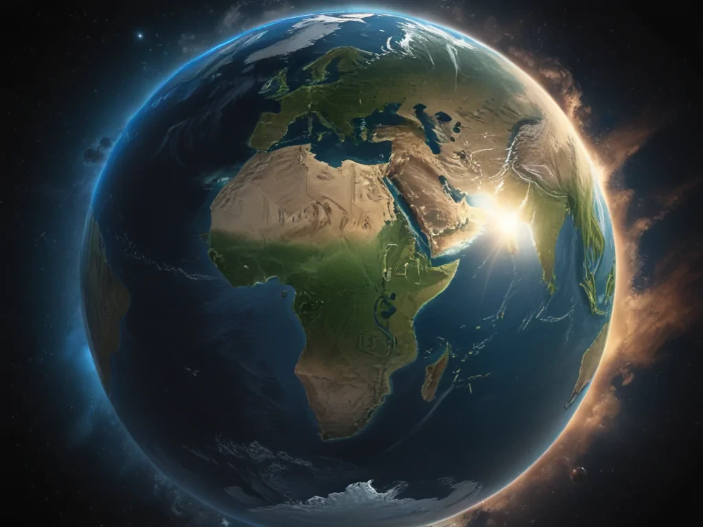 animated pic of earth