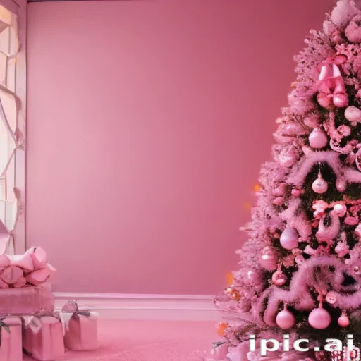 pink christmas background