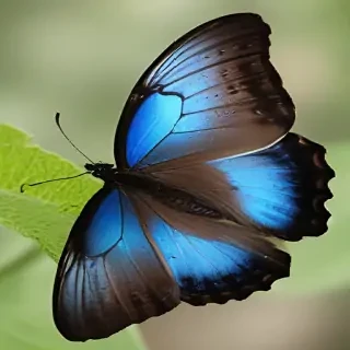 blue morpho butterfly