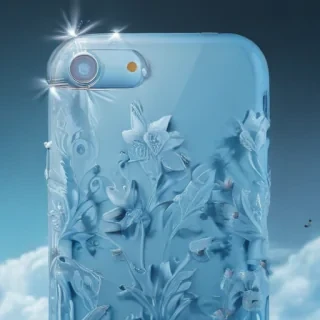 light blue iphone wallpaper