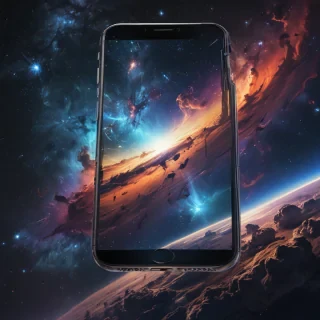 iphone space wallpaper