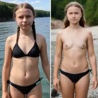 greta thunberg bikini