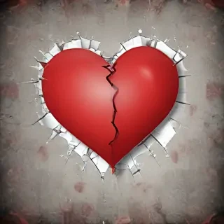 broken heart background