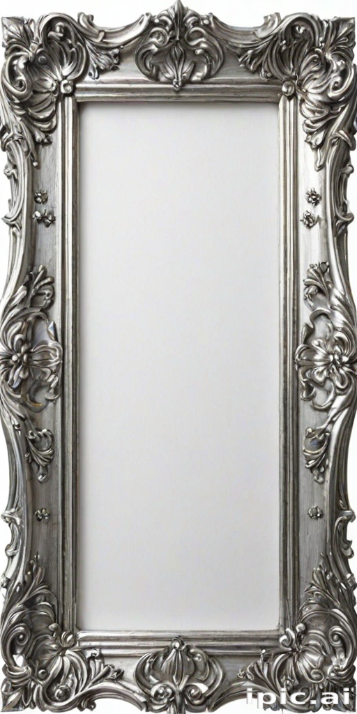 silver frame png