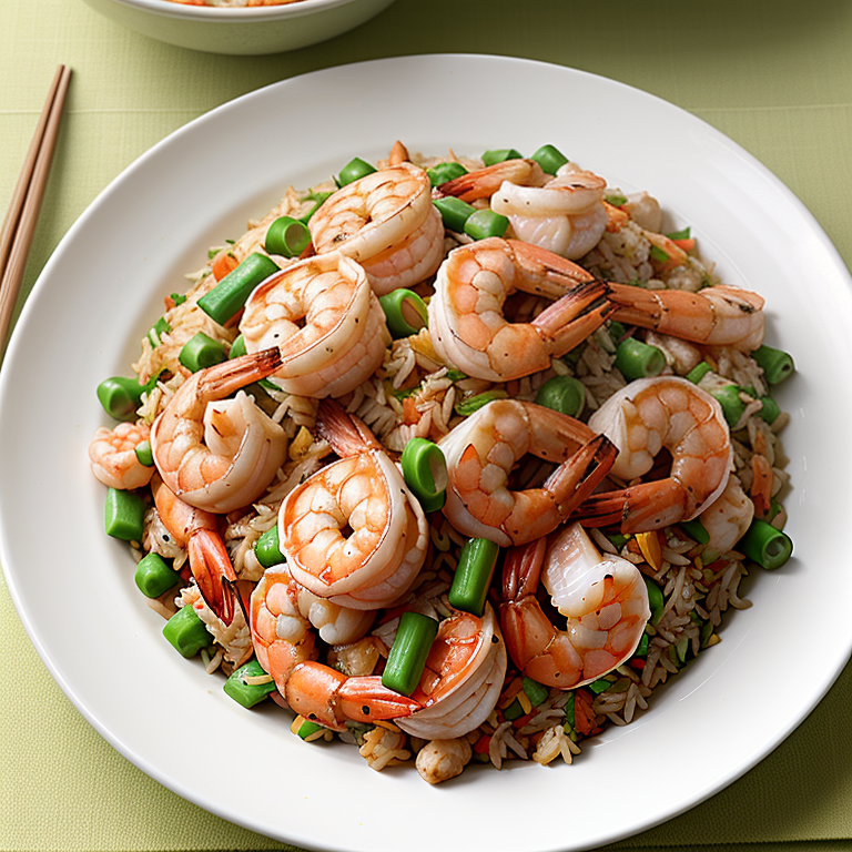 chicken and shrimp fried rice