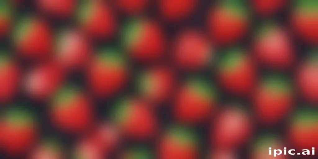 cute strawberry background