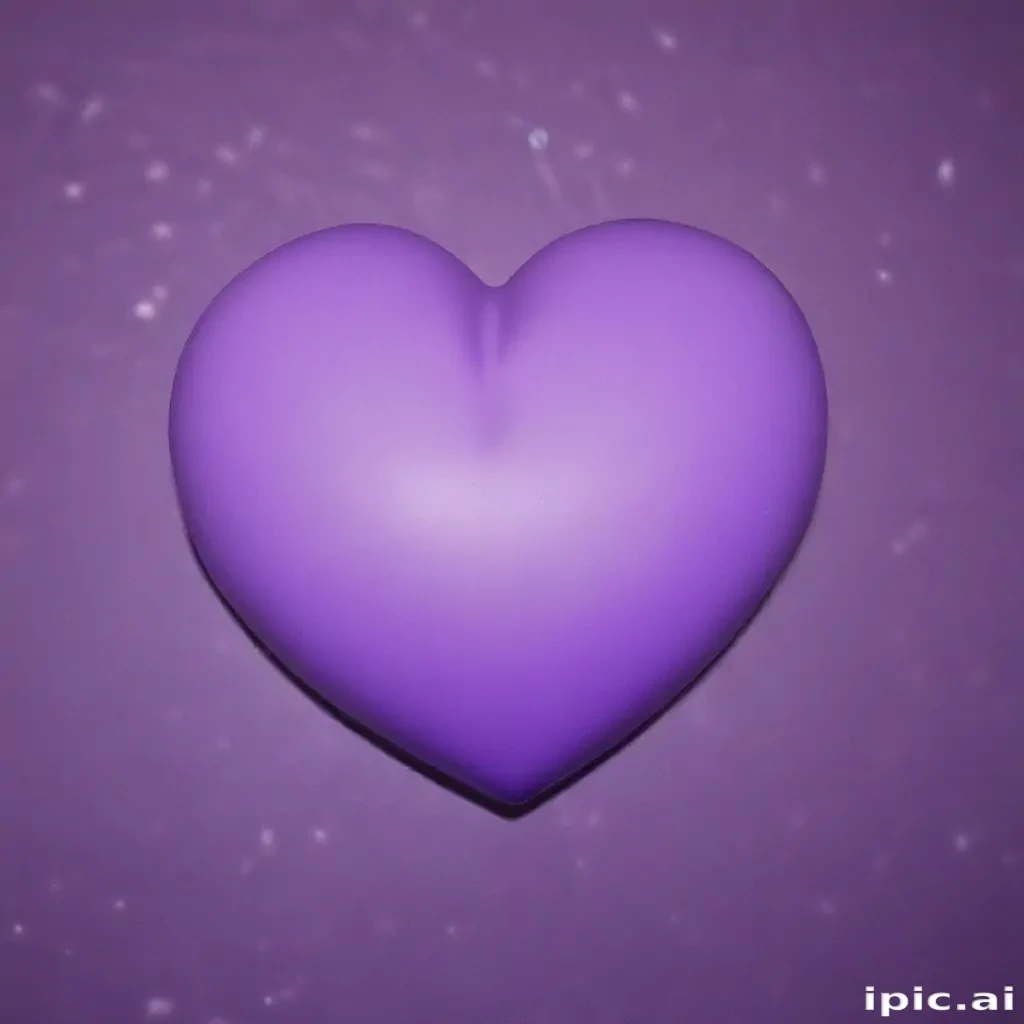 purple aesthetic heart