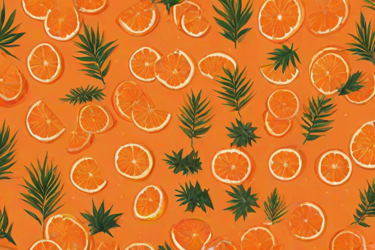 aesthetic wallpaper orange