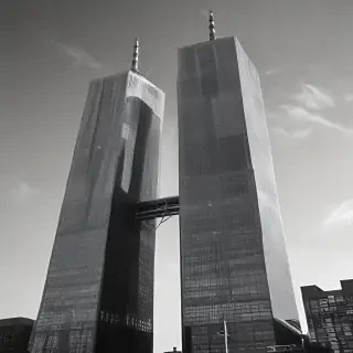 twin towers transparent