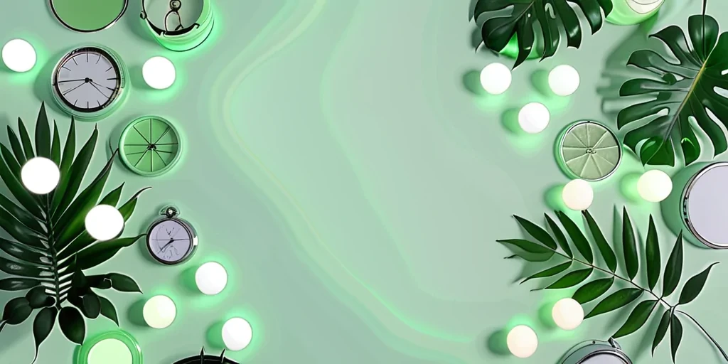 light green aesthetic