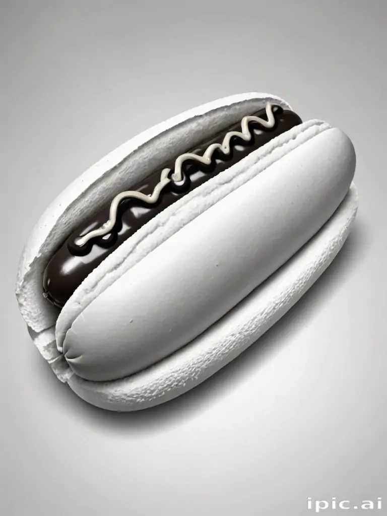 hot dog clipart black and white