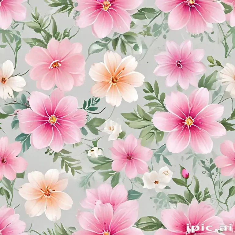 transparent flower background
