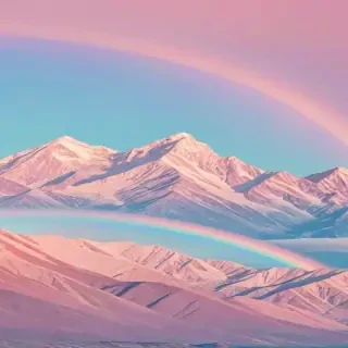 pastel rainbow aesthetic wallpaper