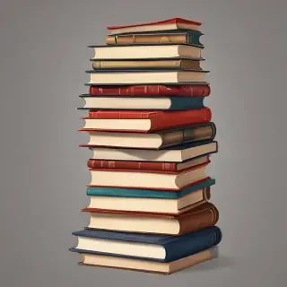 stacked books clip art