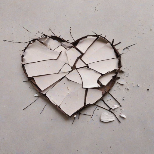 broken heart aesthetic