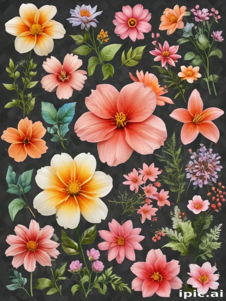 flower clipart transparent background