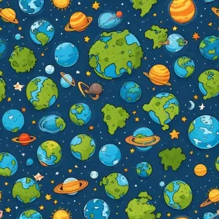 cartoon picture planet earth