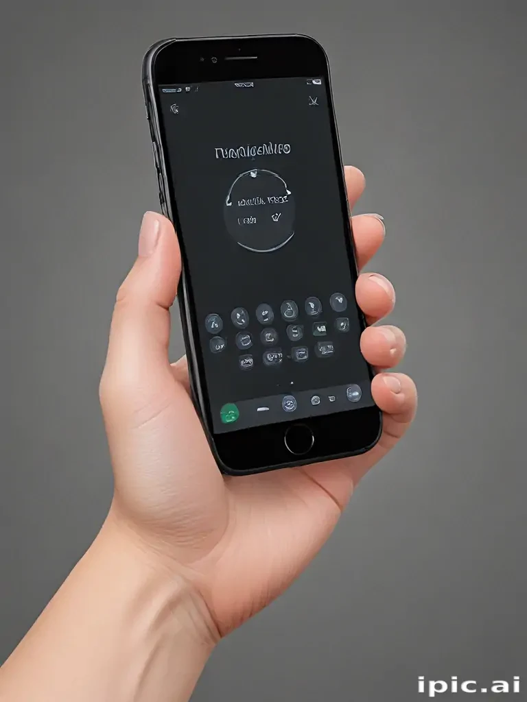 hold phone png