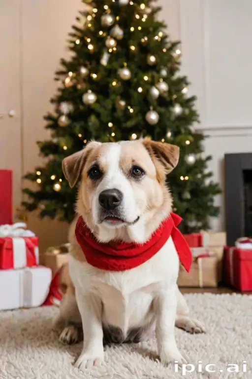 christmas dog photos