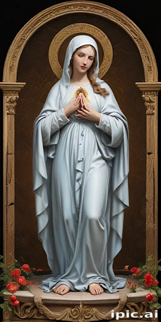 virgin mary clipart