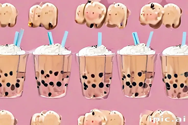 bubble tea wallpaper