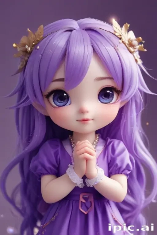 kawaii cute purple wallpaper